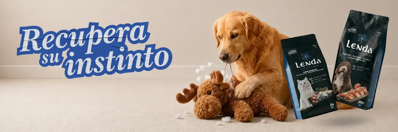 Lenda: Alimentación natural premium para perros y gatos banner