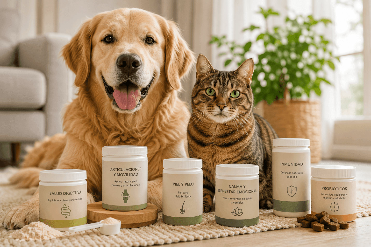 Suplementos naturales para perros y gatos: por qué cada vez más familias apuestan por la prevención y el bienestar diario