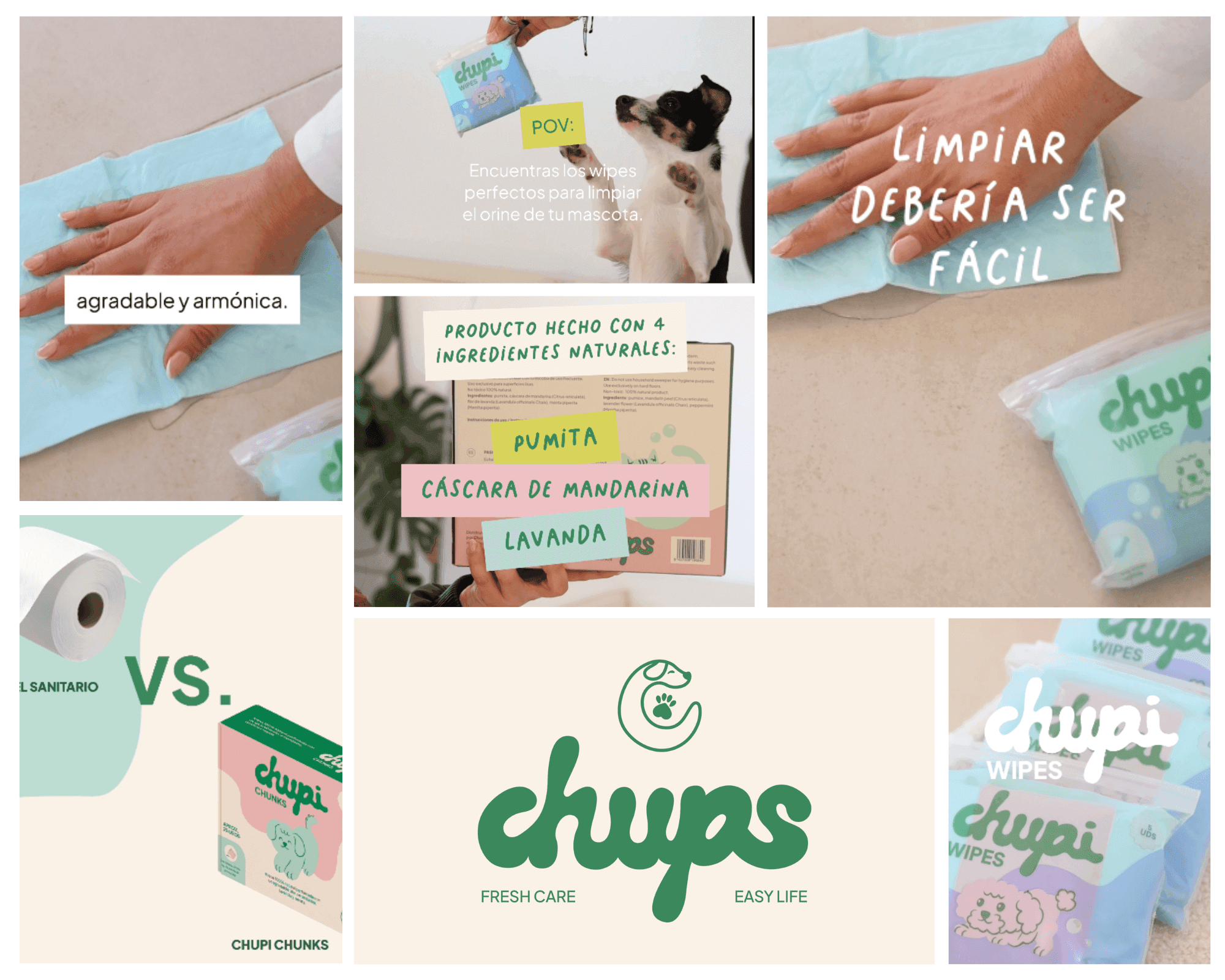 Chups: Productos de higiene y comodidad que llevarán el cuidado de las mascotas a otro nivel