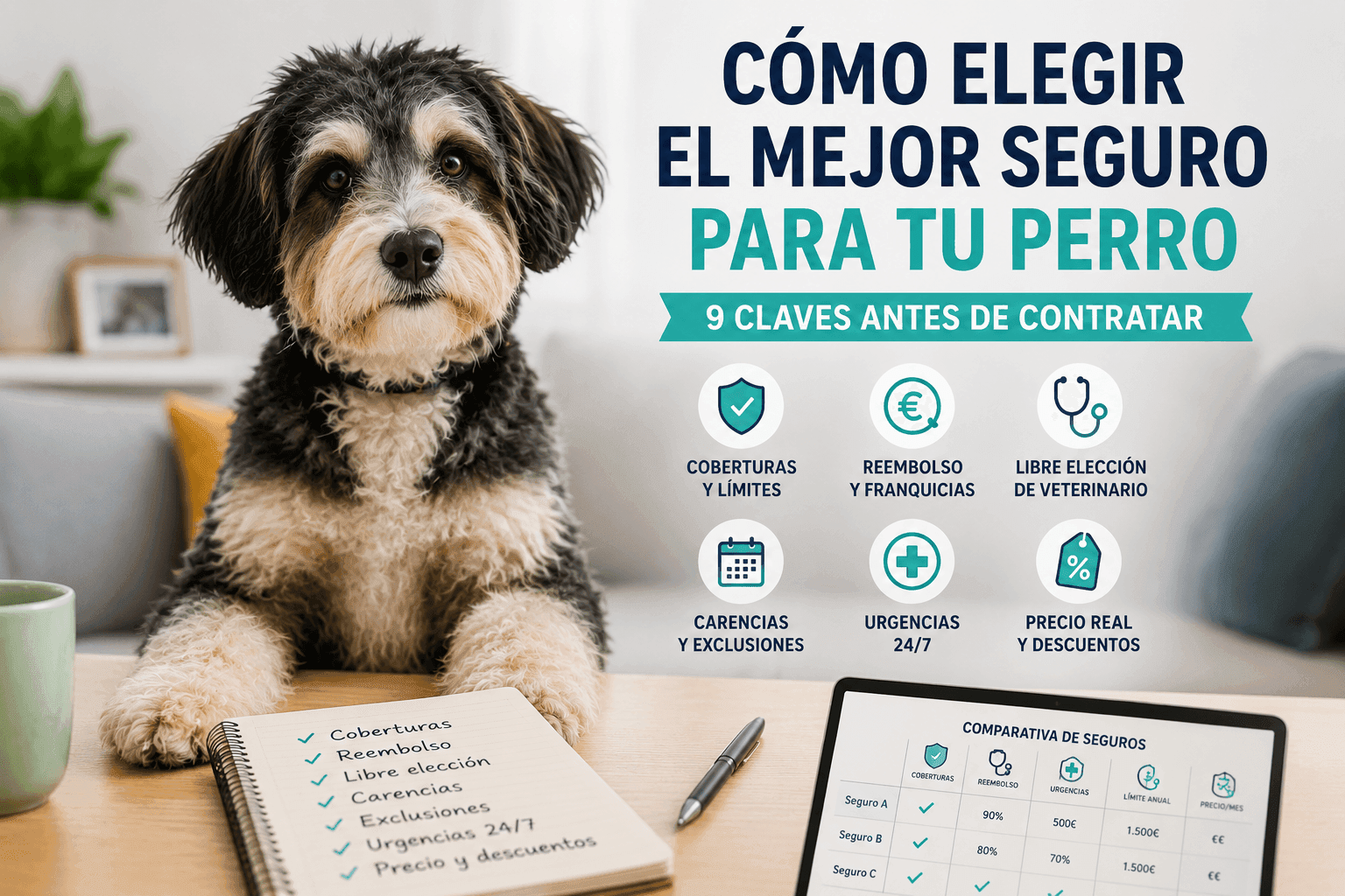Cómo elegir el mejor seguro para tu perro en 2026 | Guía completa