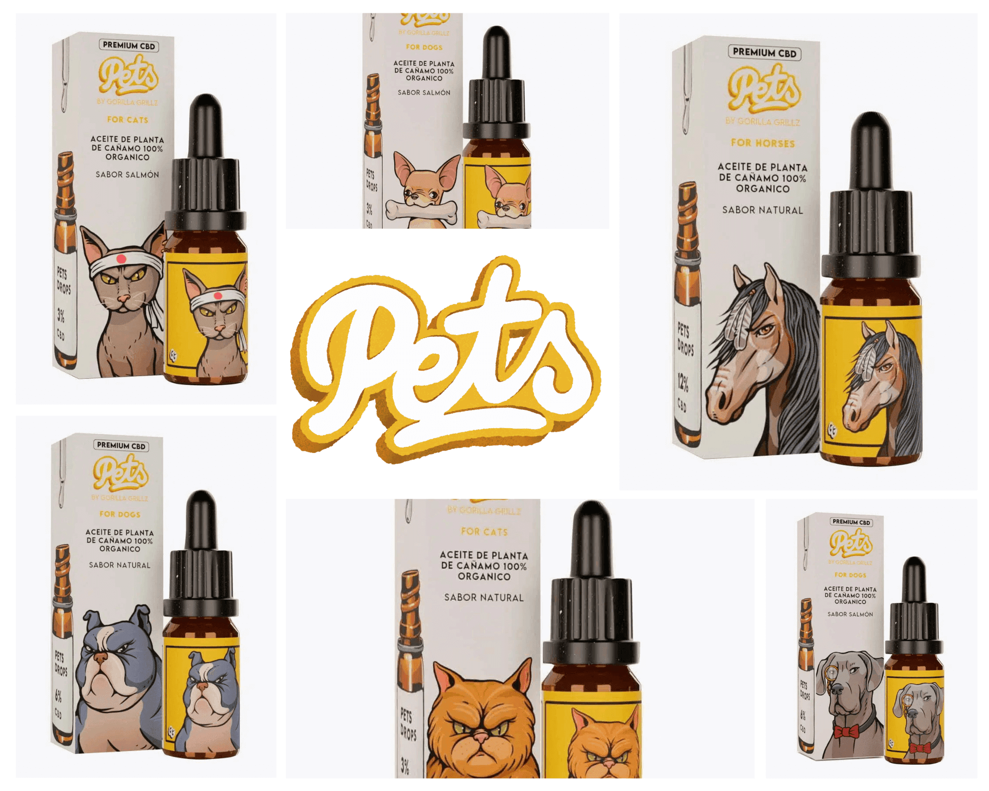 Gorilla Grillz: CBD Premium para mascotas