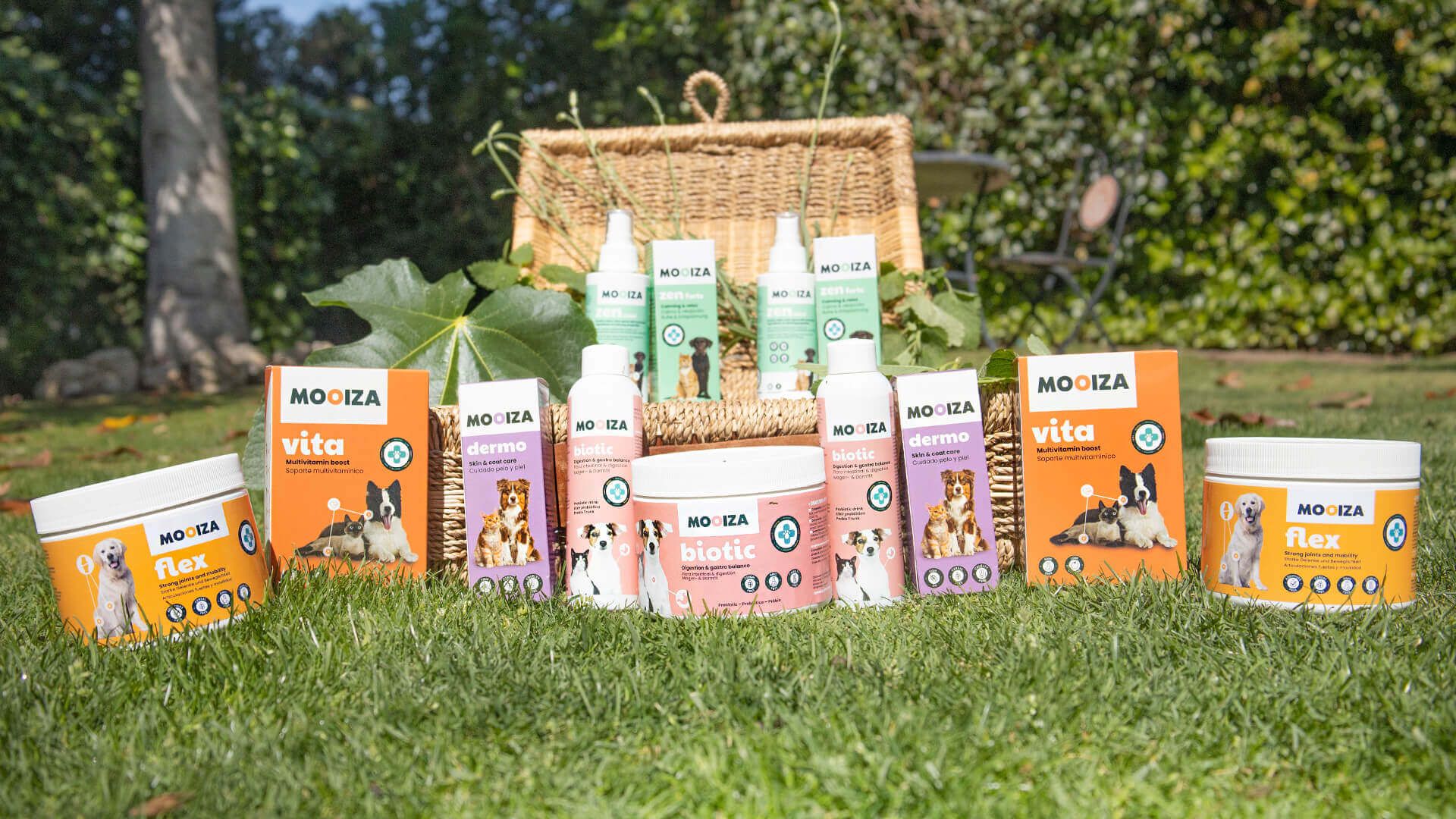 Mooiza Pet: Complementos nutricionales para la salud y el bienestar de perros & gatos banner